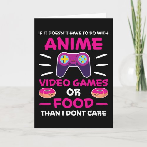 Anime Video Games Food Manga Japan Fun Kawaii Gift Card