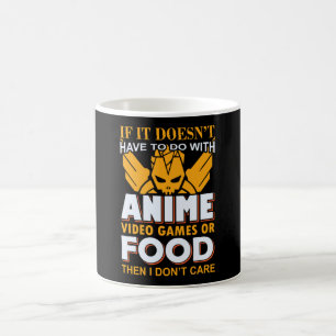 Anime, Video Games & Food Quote   Lovely Design Coffee Mug