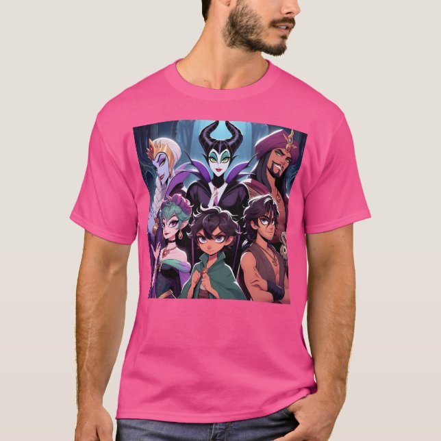Anime Villains T-Shirt (Front)