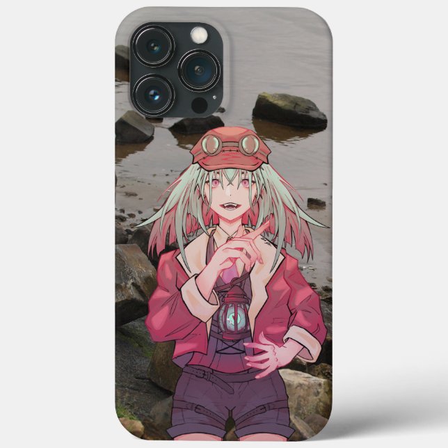 anime, VTuber, V Tuber, rocks Case-Mate iPhone Case (Back)