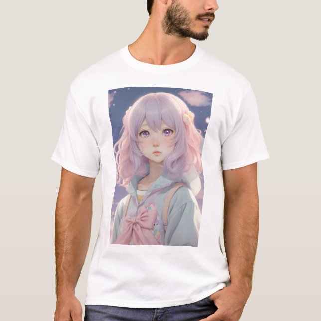 Anime waifu T-Shirt (Front)