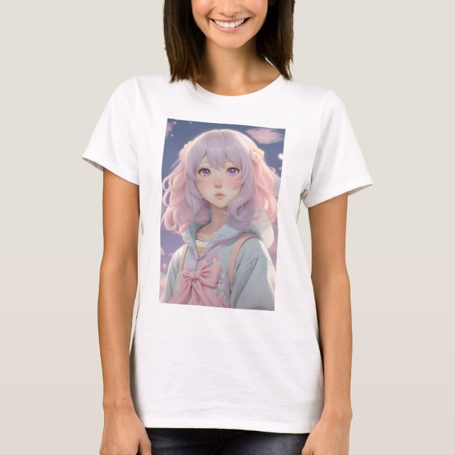 Anime waifu T-Shirt (Front)
