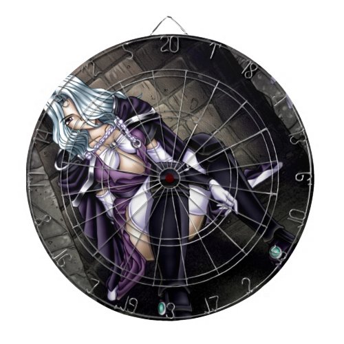 Anime Warrior Girl Dart Board