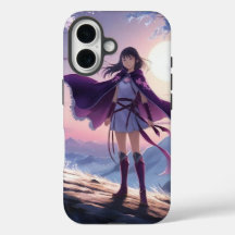 Anime Warrior Girl | Fantasy Spirit Fox Phone Case