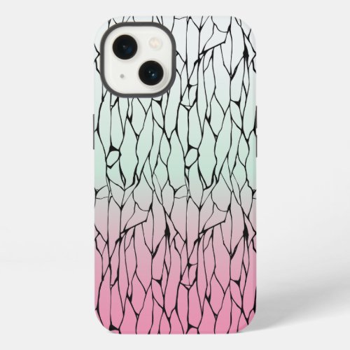 Anime White and Pink Monarch Butterfly Phone Case