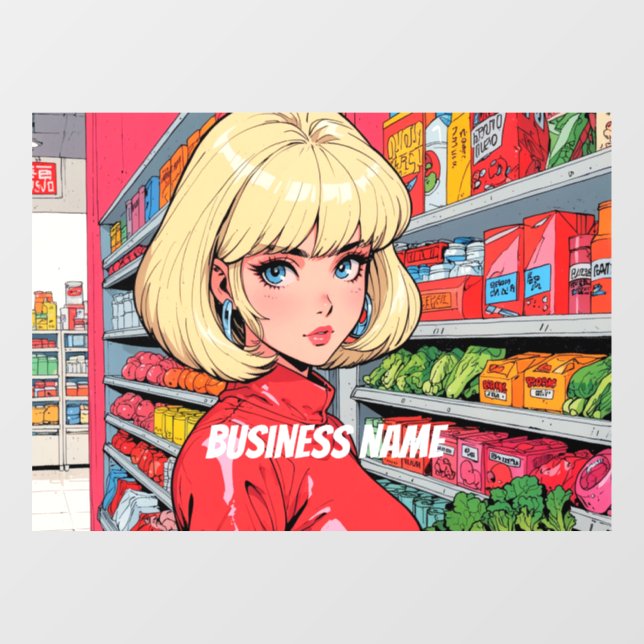 Anime Window Cling (Sheet)