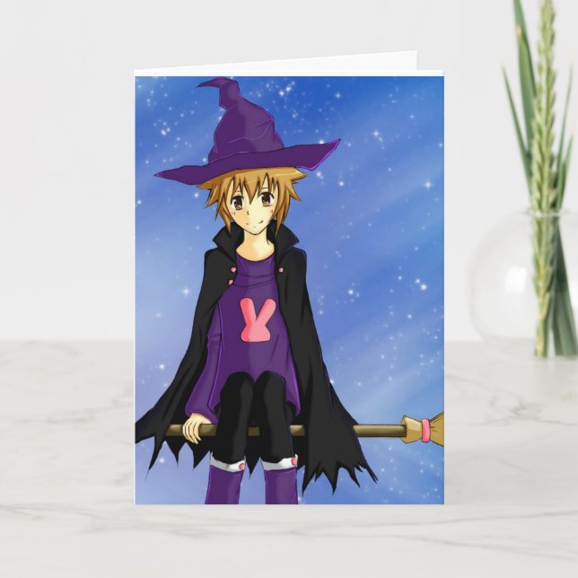 Anime witch boy, Manga Card (Front)