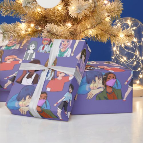 Anime Wrapping Paper 