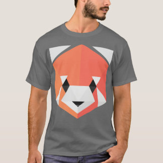 Animinimal Red Panda yellow T-Shirt