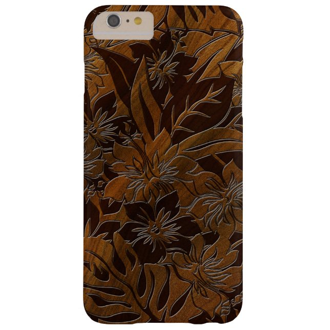 Anini Beach Faux Wood Hawaiian Case-Mate iPhone Case (Back)