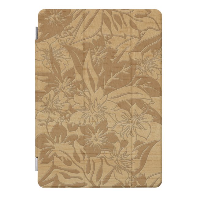 Anini Beach Faux Wood iPad Smart Cover (Front)