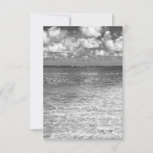 Anini Beach Kauai Flat Blank Thank You Card