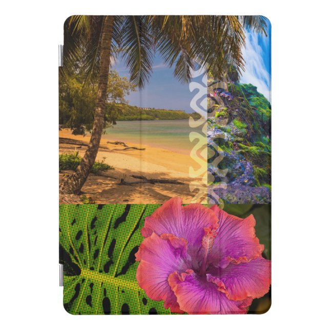 Anini Beach, Kauai Hawaiian Collage  iPad Pro Cover (Front)