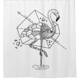 Aniometry Flamingo Gifts Lover Flamingo Lovers Shower Curtain