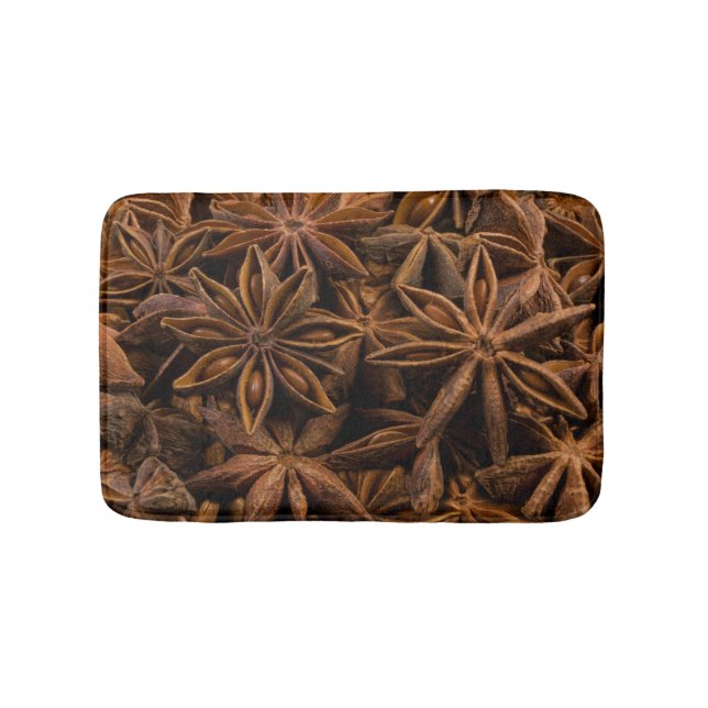 Anise Stars Pattern Bath Mat (Front)