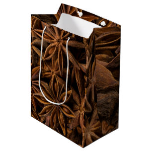 Anise Stars Pattern Medium Gift Bag