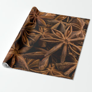 Anise Stars Pattern Wrapping Paper