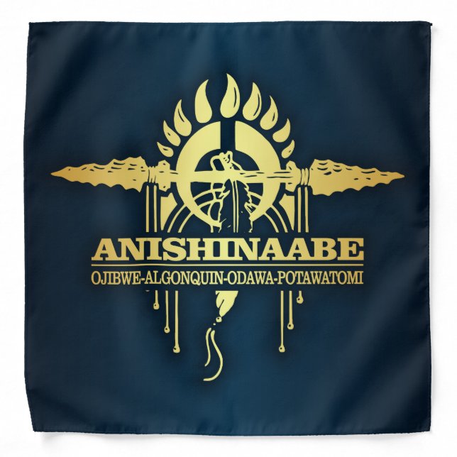 Anishinaabe 2 bandana (Front)