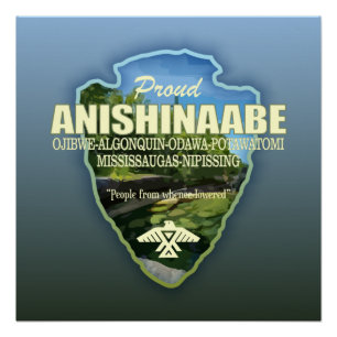 Anishinaabe (arrowhead) poster