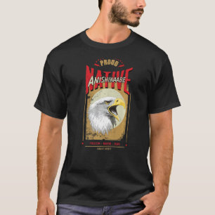 Anishinaabe Native American Eagle Spirit Vintage H T-Shirt