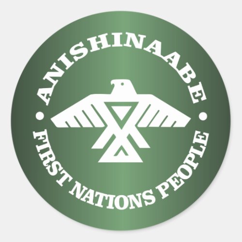 Anishinaabe Ojibwe Chippewa Classic Round Sticker