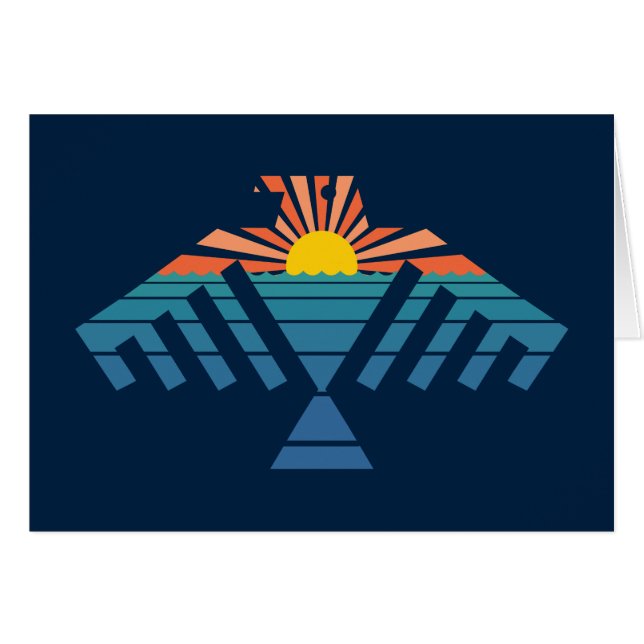 anishinaabe sunset cards (Front Horizontal)