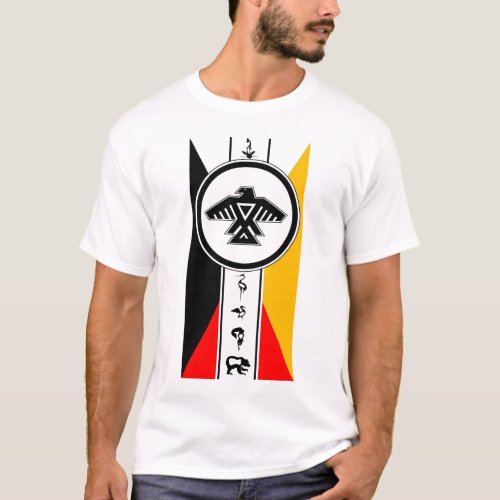 Anishinabek Dodem  4 Directions T_Shirt