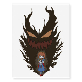 Anissa & Ally (One of The Haunted Trio) Temporary Tattoos