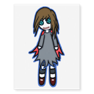 Anissa & Ally (One of The Haunted Trio) Temporary Tattoos