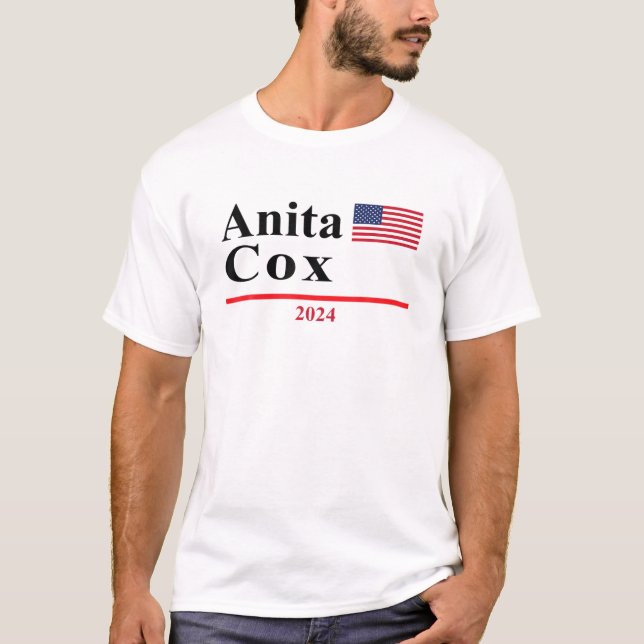 Anita Cox Funny Presidential Election 2024 Parody T-Shirt (Front)