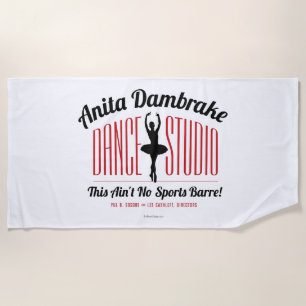 Anita Dambrake Dance Studio Beach Towel