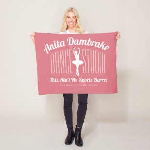 Anita Dambrake Dance Studio Fleece Blanket