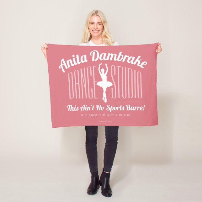 Anita Dambrake Dance Studio Fleece Blanket (In Situ)