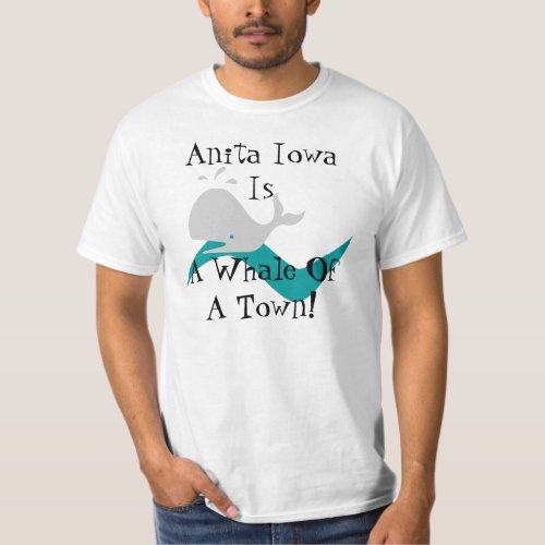 Anita Iowa Promo A Whale Of A Town  Retro Shirt