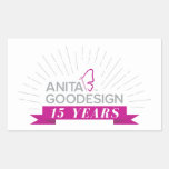 Anita&#39;s 15th Anniversary Sticker at Zazzle