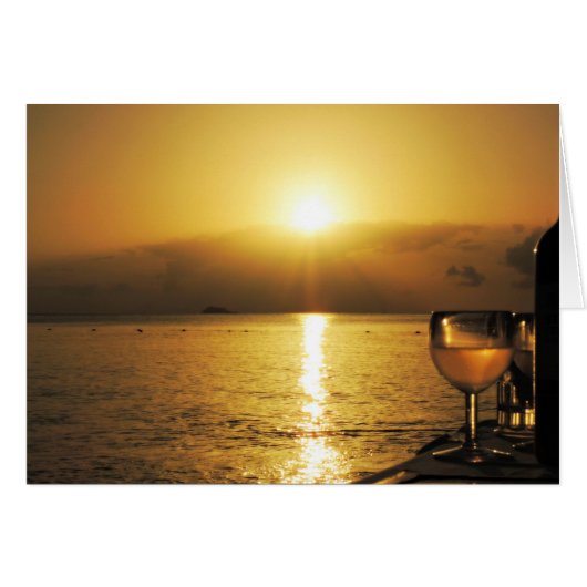 Anitgua Wine & Sunset Cards (Front Horizontal)