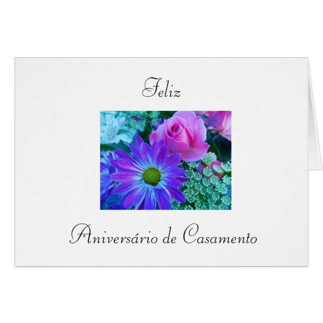 Aniversario de casamento cards (Front Horizontal)
