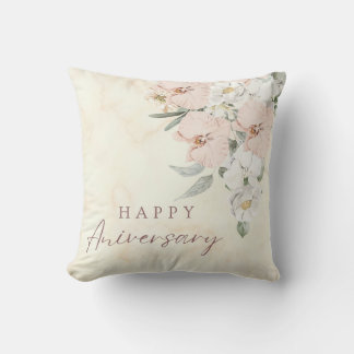 aniversary throw pillow