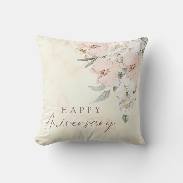 aniversary throw pillow (Front)