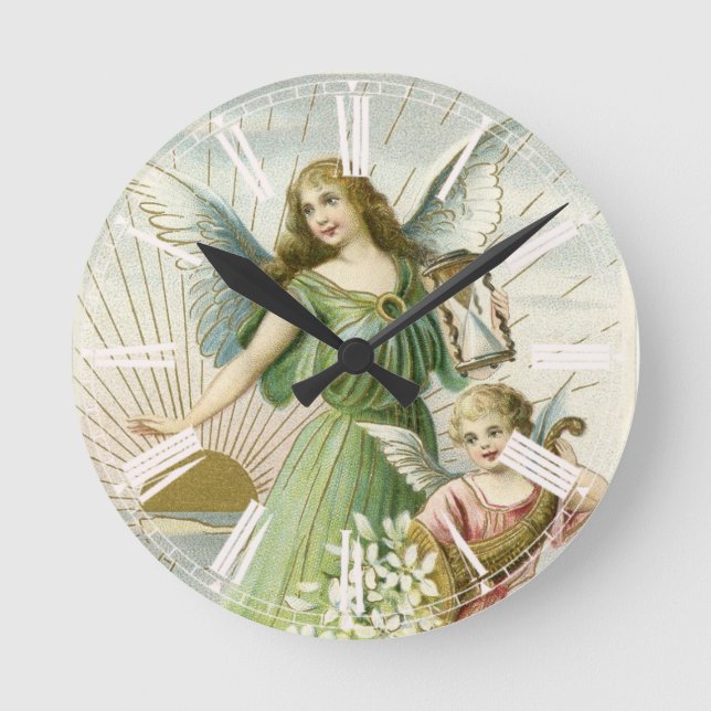 Anjo da guarda round clock (Front)