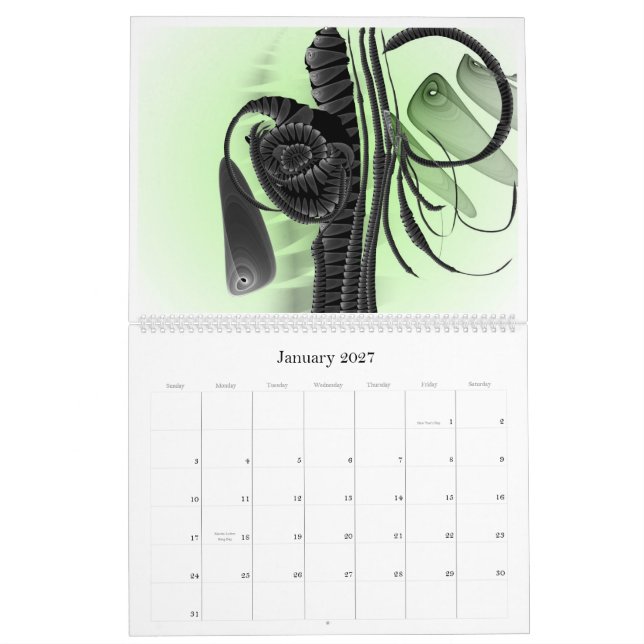 Anjo Lafin 2010 Fractal world Calendar (Jan 2027)