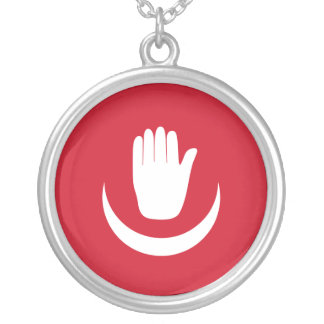 Anjouan, Colombia Political Silver Plated Necklace