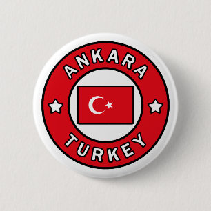 Ankara Turkey Button