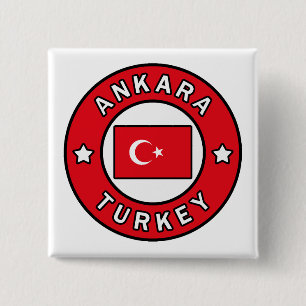 Ankara Turkey Button