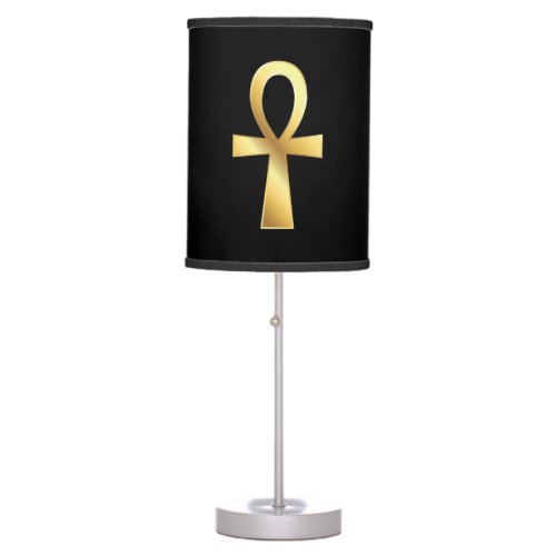 Ankh Ancient Egyptian Symbol Lamp Gold