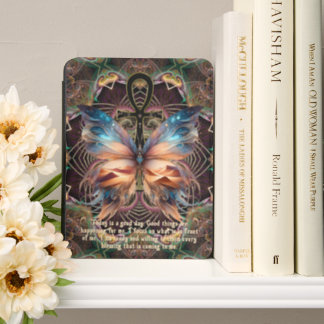 Ankh Butterfly Life Symbol Mandala Affirmation Kindle Cover