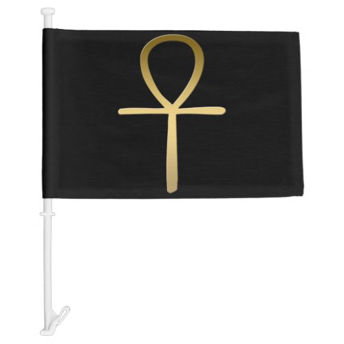 Ankh cross Egyptian symbol Car Flag