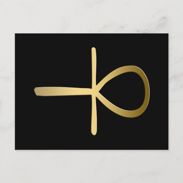 Ankh cross Egyptian symbol Postcard (Front)