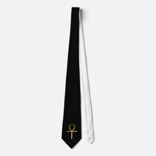 Ankh cross Egyptian symbol Tie