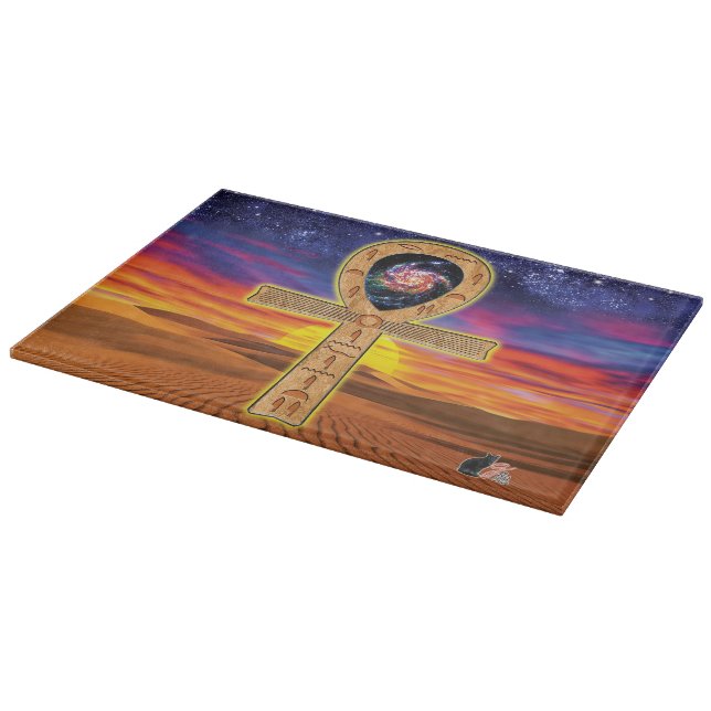  Ankh Cutting Board (Corner)
